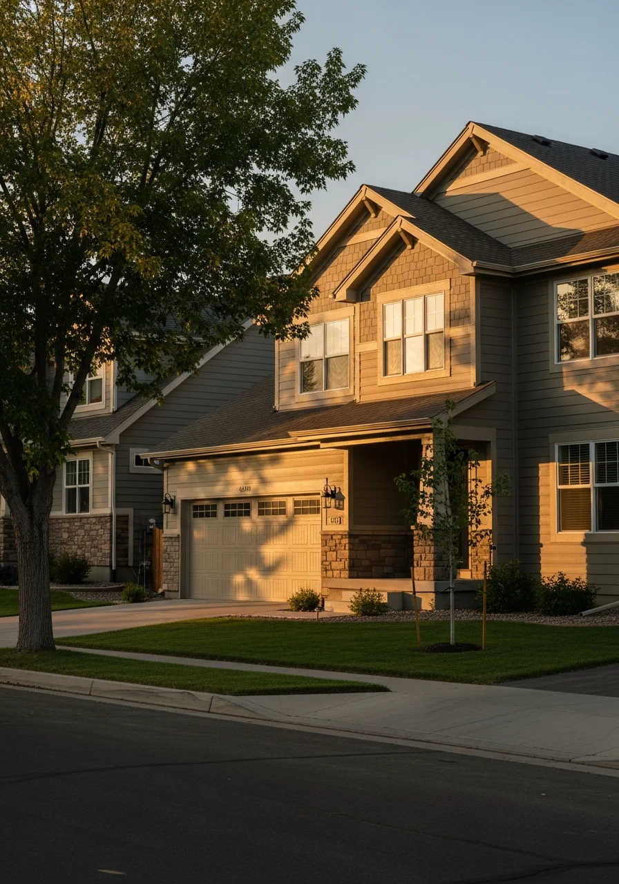 Fort Collins home exterior with landscaping and entryway showing quality residential construction.
